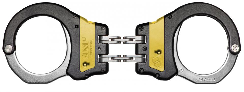 【andequal】ribbon shoulder combinaison ASP Ultra Plus Cuffs, Hinge Identifier Steel Bow (Band Colors)